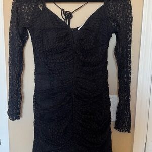 Figure flattering little black dress